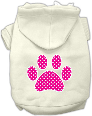 Mirage Pet Products Hoodie for Dog(Cream, White