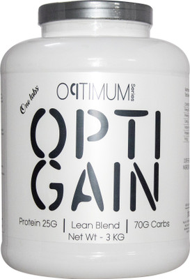 

One Labs Opti Gain Weight Gainers/Mass Gainers(3 kg, Chocolate)