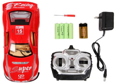 

Amazia Remote Control King Driver Rechargeable Car (1:18 Scale) With Opening Doors for kidz.(Red)