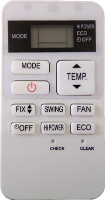 

LipiWorld 178 AC Remote Compatible for Toshiba AC Remote Controller(White)