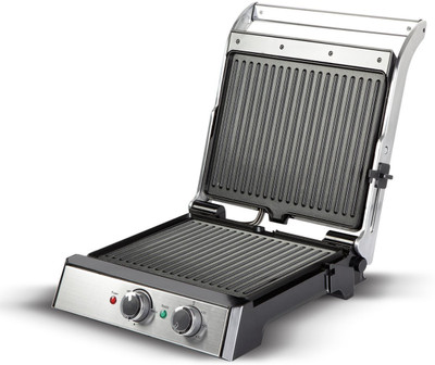 

Havells Toastino 4 Slice Grill & Bbq With Timer 2000-Watt Sandwich Toaster (Black) Open Grill(Black)