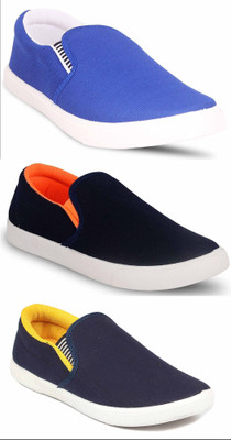 

JETTER Casuals For Men(Multicolor, Sky blue/ blue orange/ blue yellow
