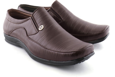 

AORFEO Formal Office Slip On For Men(Burgundy