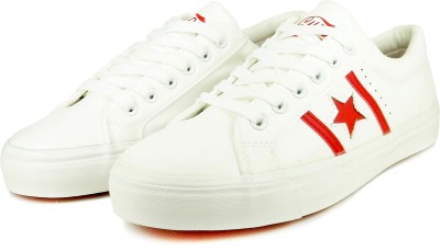 

Ripley Ripley Super Star Sneaker Series Red Leatherette Casual Shoes Sneakers For Men(Red, White