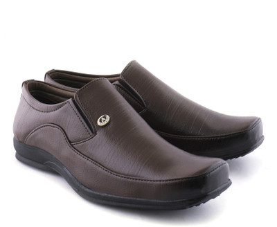 

AORFEO Formal Office Slip On For Men(Brown