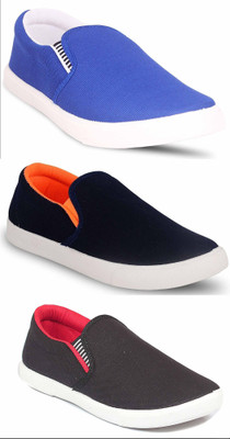 

JETTER Casuals For Men(Multicolor, Sky blue/ blue orange/ black red