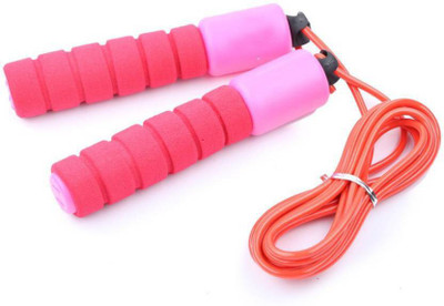 

GOCART skipping rope With counting meter , foam padded handle Freestyle Skipping Rope(Pink, Length: 2.8 inch)