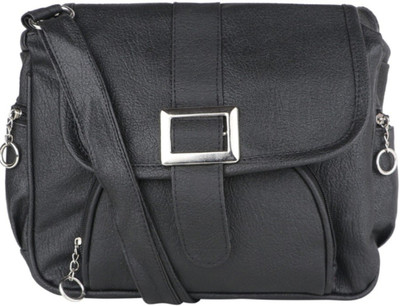

Raleigh Girls Black PU Sling Bag