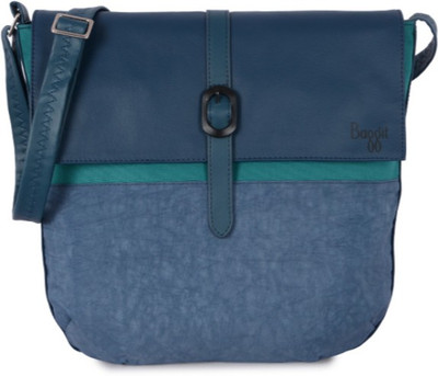 

Baggit Women Casual Blue PU Sling Bag