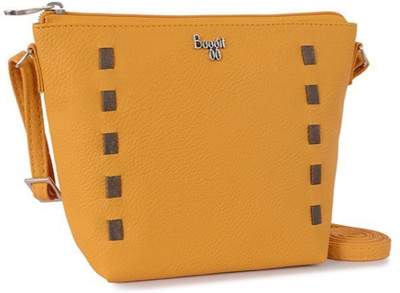 

Baggit Women Casual Yellow PU Sling Bag