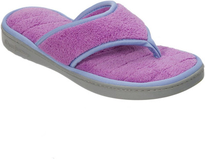 

Dearfoams Flip Flops, Purple