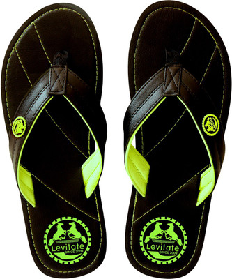 

Levitate LINING Flip Flops, Black lime