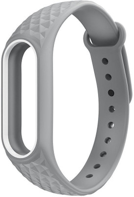 

CELLFATHER Premium Design Replacement Strap Accessories Bands Wrist Strap With Adjustable Buckle Gray White Smart Watch Strap(Grey)