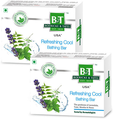 

B&T Refreshing Cool Bathing Bar - Goddness of Lavendula, Tulsi, Mentha and Neem(150 g, Pack of 2)