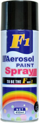 

F1 F1 White Aerosol Spray Paint Black Spray Paint 450 ml(Pack of 1)