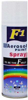 

F1 F1 Aerosol Spray Paint White Spray Paint 450 ml(Pack of 1)