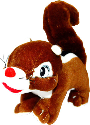 

Shop4everything SQUIRREL with Bag. - 20 cm(Chocolate brown.)