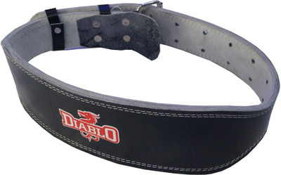 

Diablo Leather Black Gym Belt Back Support(Black