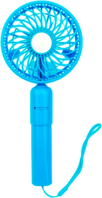 ShopyBucket New Mini Portable Foldable Handheld Cooling Fan Power Bank Operated Rechargeable 1 USB Fan(Blue)