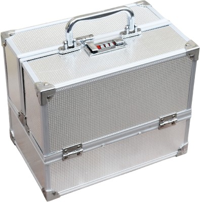 

Satisfaction Pretty to store cosmetic itmes Vanity Box(Silver)