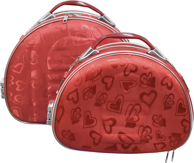 

Pride Star DIL MACHO RED SET to store cosmetic, make up products , beauty products and jewellery Vanity Box(Red)