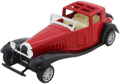 

Tootpado Vintage 1:32 Scale Diecast Toy Car - Red (1TNG07) - Pull Back Action(Red)