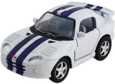 

Tootpado Dodge Viper GTSR 1:32 Scale Diecast Toy Car - White (1TNG11) - Pull Back Action(White)