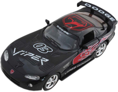 

Tootpado Dodge Viper GTSR 1:32 Scale Diecast Toy Car - Black (1TNG09) - Pull Back Action(Black)