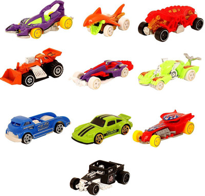 

RVOLD Speed Hot Wheels Miniature Die Cast Cars Set of 10 Gift Pack(Multicolor)