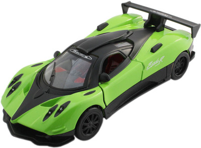 Tootpado Zondar Racers Diecast Toy Car - Green (1TNG36) - Pull Back Action(Green)