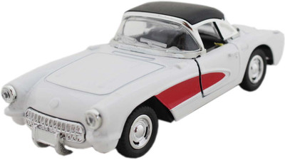 

Tootpado Chevrolet Corvette 1:32 Scale Diecast Toy Car - White (1TNG25) - Pull Back Action(White)