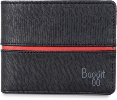 

Baggit Men Black Artificial Leather Wallet(12 Card Slots)