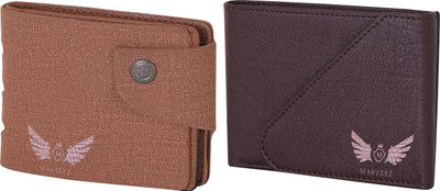 

Martell Men Brown Artificial Leather Wallet(2 Card Slots)