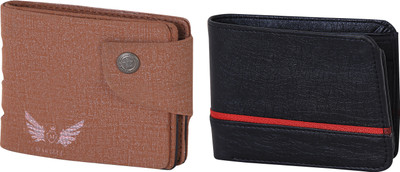 

Martell Men Brown Artificial Leather Wallet(2 Card Slots), Black