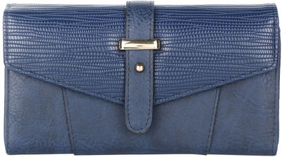 

Gio Collection Women Blue Artificial Leather Wallet(6 Card Slots)