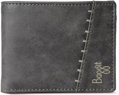 

Baggit Men Grey Artificial Leather Wallet(12 Card Slots)