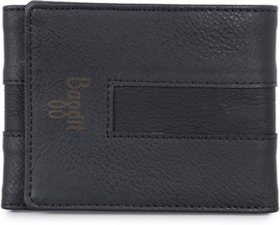 

Baggit Men Black Artificial Leather Wallet(12 Card Slots)