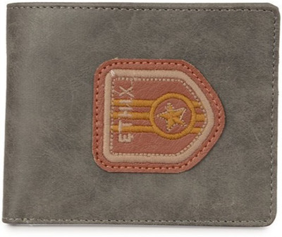 

Baggit Men Grey Artificial Leather Wallet(12 Card Slots)