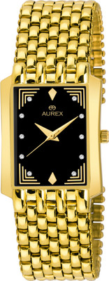 

AUREX AX-GSQ127-BKG AWESOME BLACK DIAL Watch - For Men