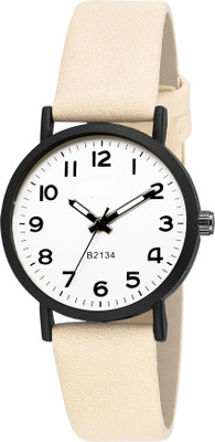 

SOOMS SLIM DIAL B2 134 white strap BASICS GIRLS & LADIES casual & party wear Watch - For Women