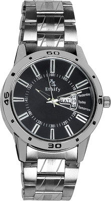 

ethify Jt-efc01 Navy Blue Day and Date Watch - For Men