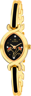 

AUREX AX-LO511-BKBG AWESOME BLACK DIAL GIRL'S Watch - For Women