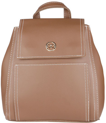 

Gio Collection G680TAN 5 L Backpack(Brown), Beige