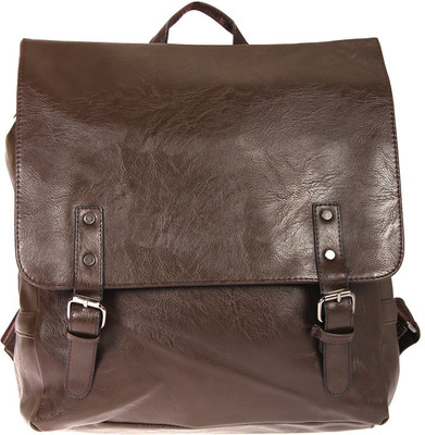 

LEATHEROM backpack_small_2strip_brown 30 L Backpack(Brown)