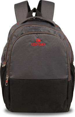 

CENTURY Fashionable Grey Color Large Polyester Backpack Bag Backpack(Grey, 28 L)