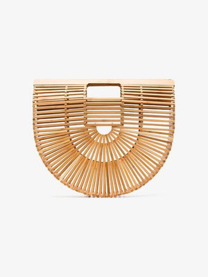 

Celebrino Exclusive Handcrafted Wooden Handbag for Ladies and Girls Waterproof Multipurpose Bag(Beige, 10 L)