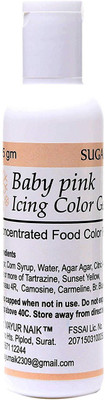 

SUGARIN Icing Color Gel, Baby Pink, 125 gm Icing(125 g, NA)