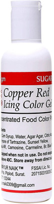 

SUGARIN Icing Color Gel, Copper Red, 125 gm Icing(125 g, NA)