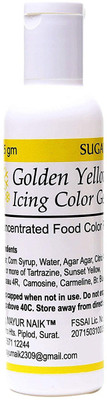 

SUGARIN Icing Color Gel, Golden Yellow, 125 gm Icing(125 g, NA)