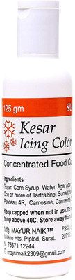 

SUGARIN Icing Color Gel, Kesar, 125 gm Icing(125 g, NA)